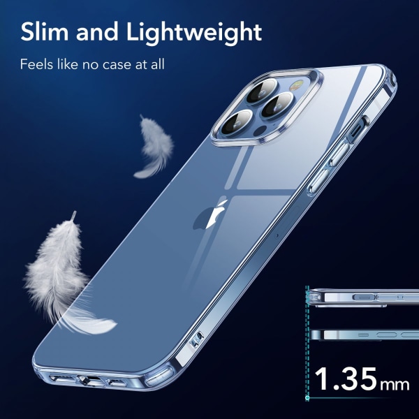ESR Project Zero -kuori iPhone 13 Prolle, läpinäkyvä