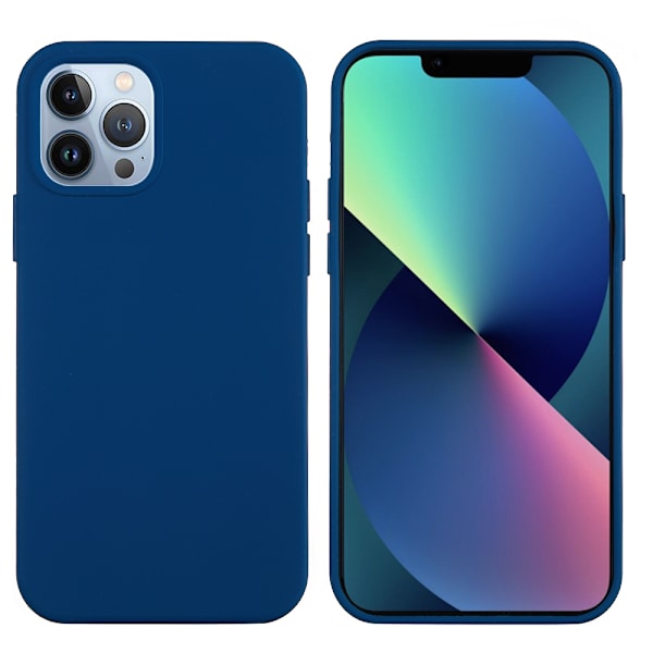 Silikonskal iPhone 14 Pro Max Blå
