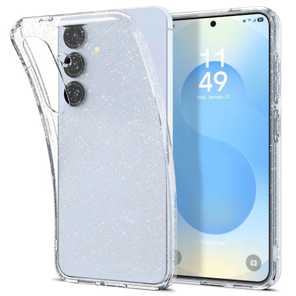 Spigen Samsung Galaxy S25 -kotelo Liquid Crystal Glitter Clear