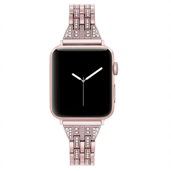 Slim Bling -rannekoru Apple Watch 38/40/41 mm, roosa