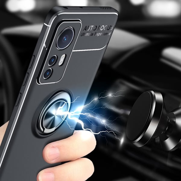 Etui med Ringholder Xiaomi 12 Sort