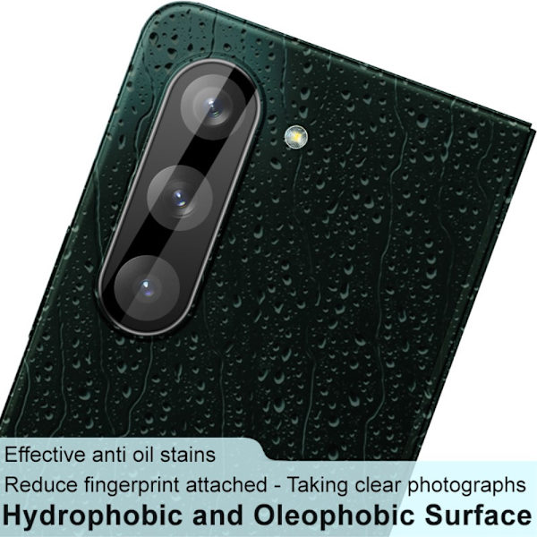 IMAK Härdat Glas Linsskydd Samsung Galaxy Z Fold 5 Svart