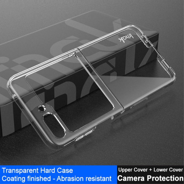 IMAK Samsung Galaxy Z Flip 5 Case TPU Crystal Clear