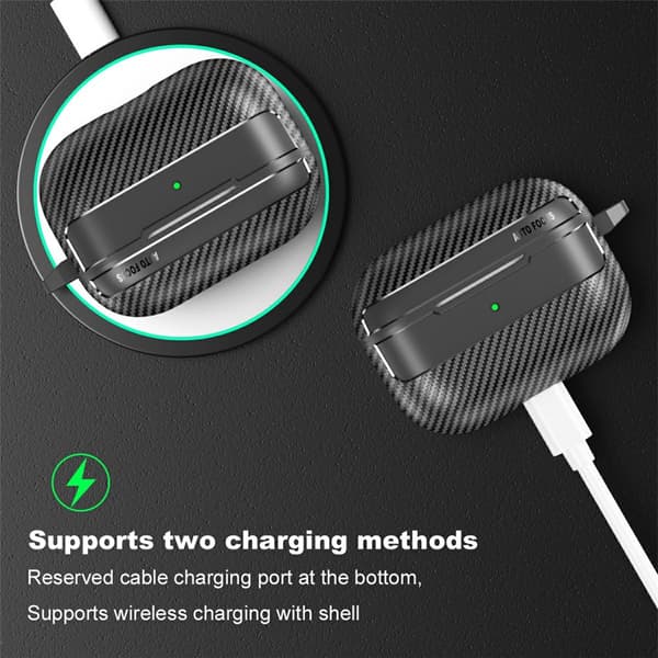 Carbon Case Apple AirPods Pro 3 Transparent