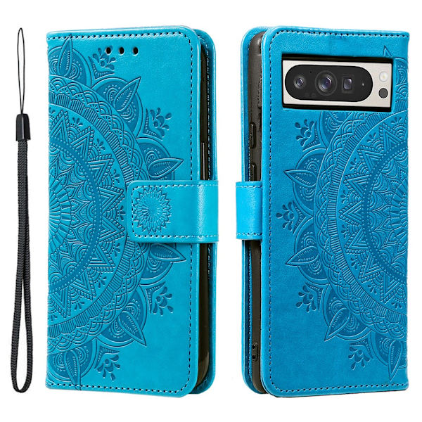 Läderfodral Mandala Google Pixel 10 Pro XL Blå