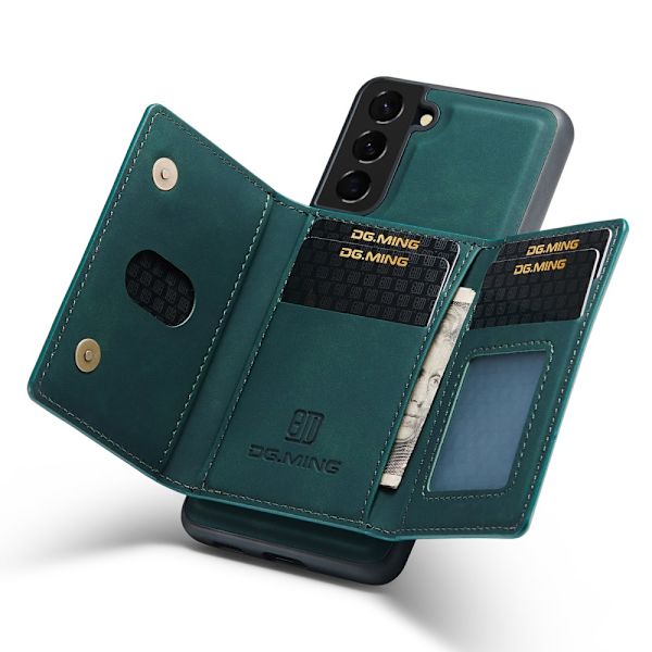 DG.MING 2 in 1 Magnetic Card Slot Case Samsung Galaxy S24 Green