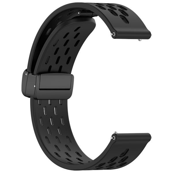 Silikone Rem Sport Samsung Galaxy Watch 6 Classic 43mm Sort