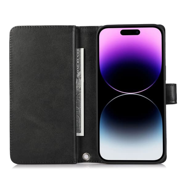 Plånboksfodral Multi-Slot iPhone 15 Pro Max Svart