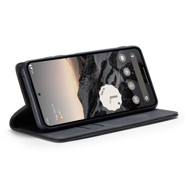 CaseMe Slim Lompakko Kotelo Google Pixel 9 Pro Musta