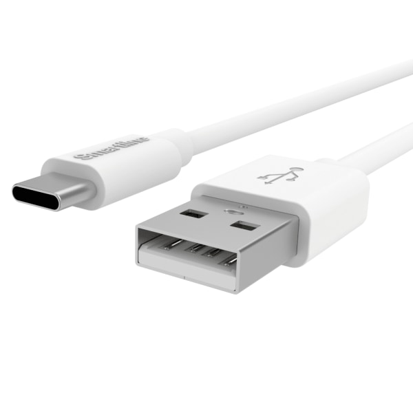 Smartline USB-C Kabel 3A 2m Vit