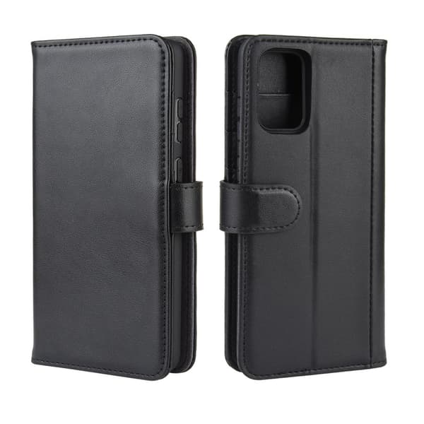 Äkta Läderfodral Samsung Galaxy S20 Svart