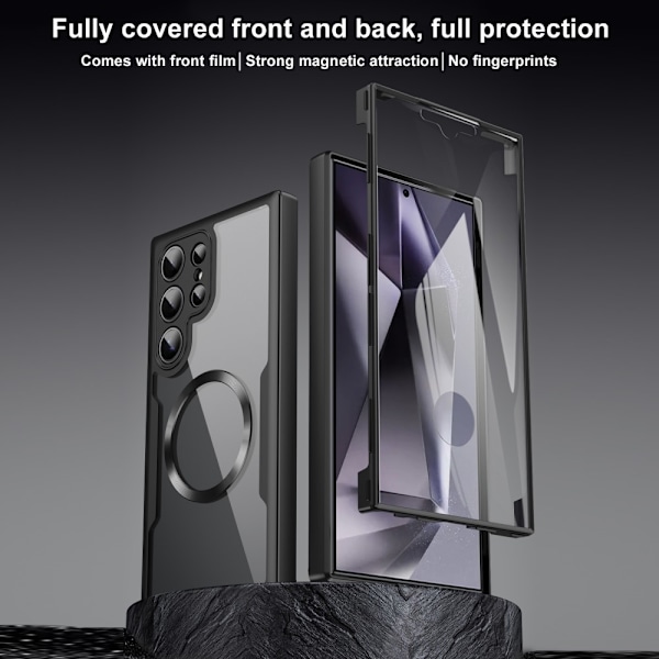 360 Full Cover MagSafe Case Samsung Galaxy S25 Ultra Sort