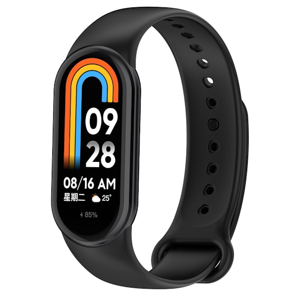 Silikonarmbånd Xiaomi Mi Band 9 Sort