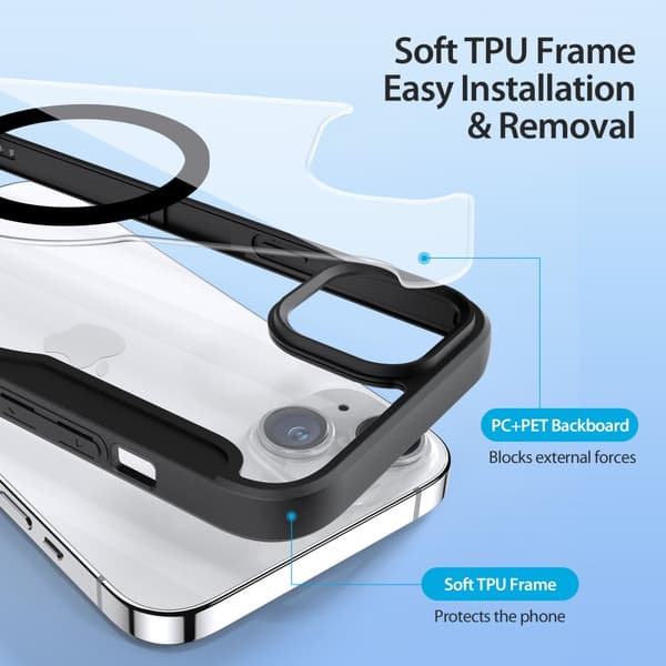 Dux Ducis Skin X Pro Etui MagSafe iPhone 15 Plus Sort