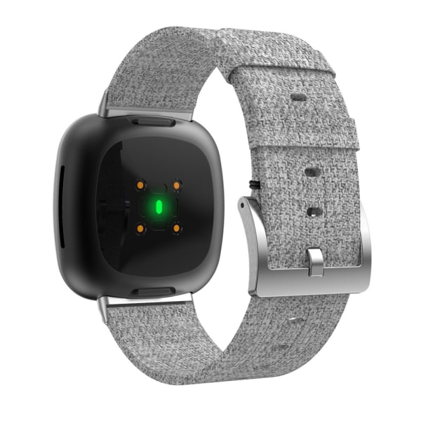 Canvasarmband Fitbit Versa 3/Sense Grå