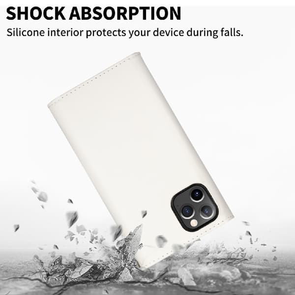 iPhone 13 Pro -lompakkokotelo, valkoinen