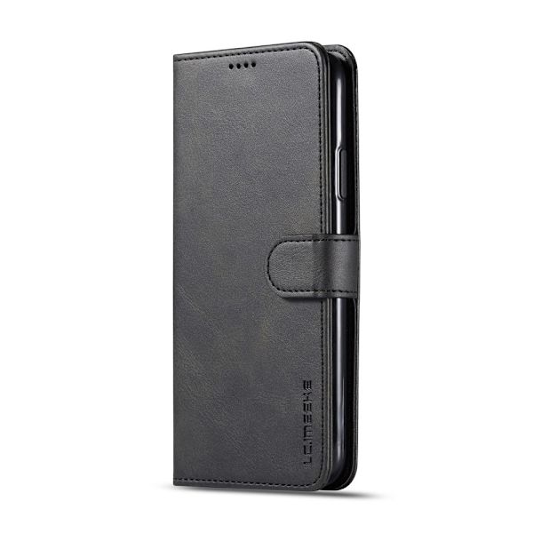 LC.IMEEKE Nahkakotelokotelo iPhone 11 Prolle Musta