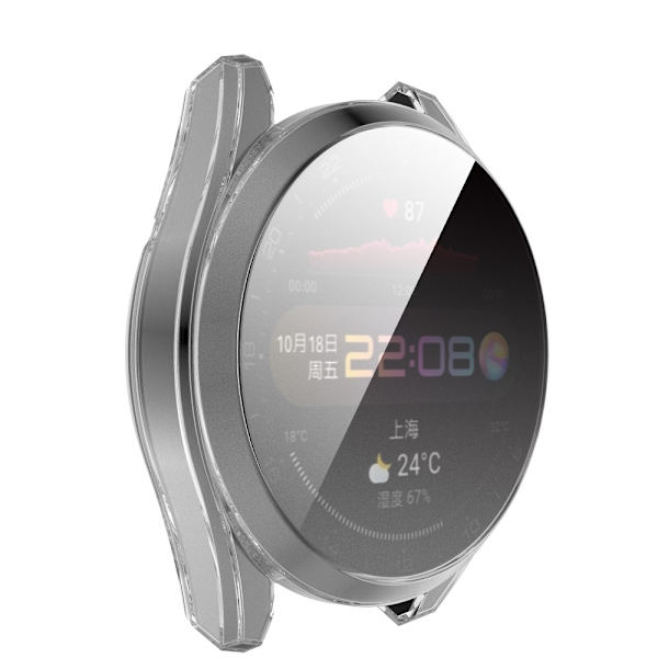 Huawei Watch 3 Pro:lle tarkoitettu läpinäkyvä suojakuori
