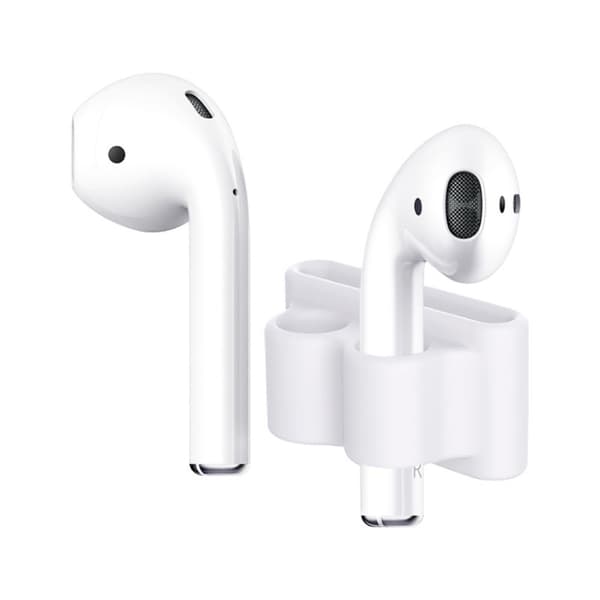Silikonikotelo Apple Airpodeille Valkoinen