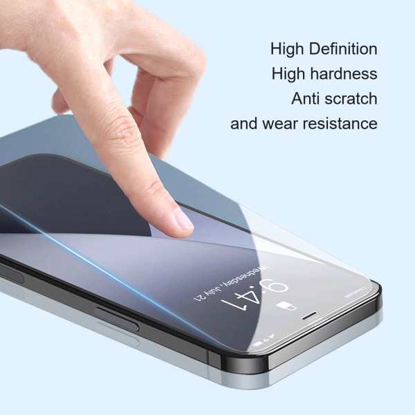 Amorus näytönsuoja iPhone 11/XR Tempered Glass 2-Pack
