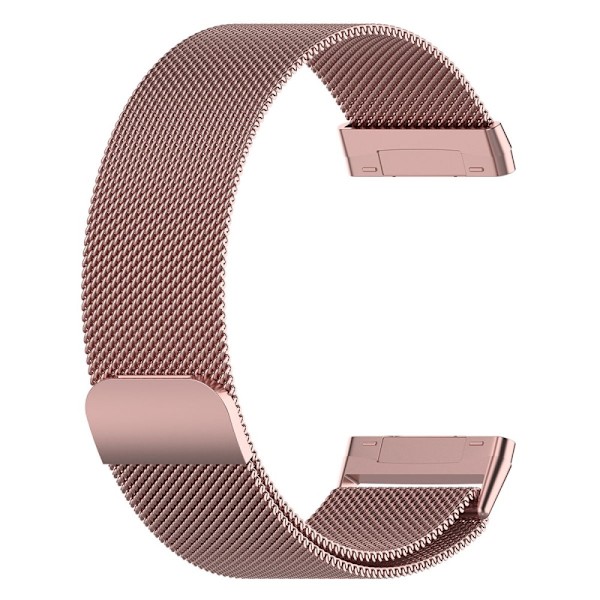 Milanese Loop Rem til Fitbit Versa 4/Sense 2 Rosa (S)