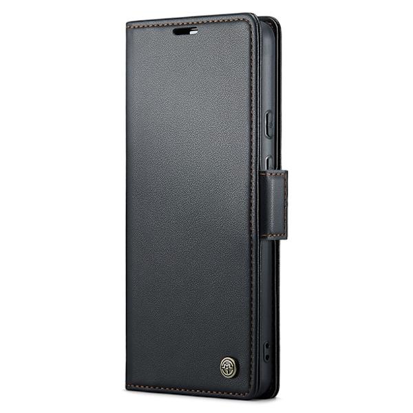 CaseMe Slim Plånboksfodral RFID-skydd Google Pixel 8a Svart