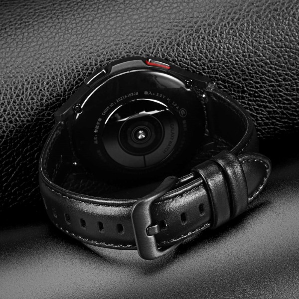 Dux Ducis Läderarmband Samsung Galaxy Watch 6 40mm Svart