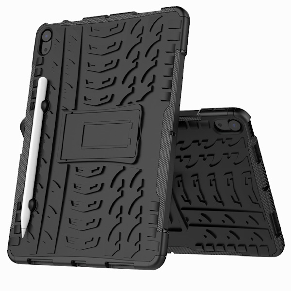 Hybridskal iPad Air 10.9 5th Gen (2022) Med Pencil-holder Sort