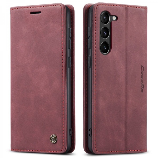 CaseMe ohut lompakkokotelo Samsung Galaxy S23 Plus punainen