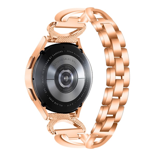 Rhinestone-kristallranneke Samsung Galaxy Watch 7 44mm Rose Gold