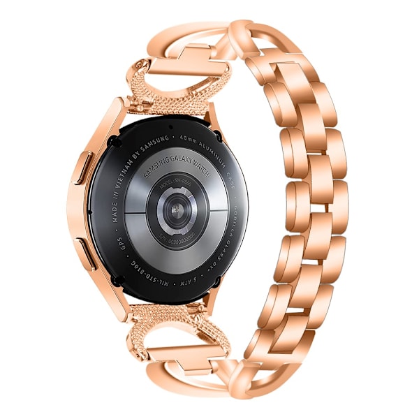Rhinestone Krystalarmbånd Samsung Galaxy Watch 7 44mm Roséguld