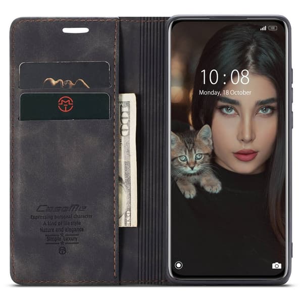CaseMe Slim Pungetui Xiaomi 12 Pro Sort
