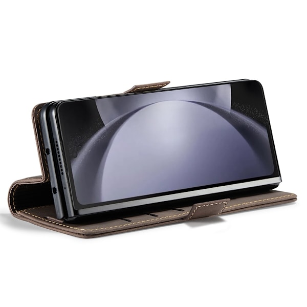 CaseMe Slim Plånboksfodral Samsung Galaxy Z Fold 5 Brun