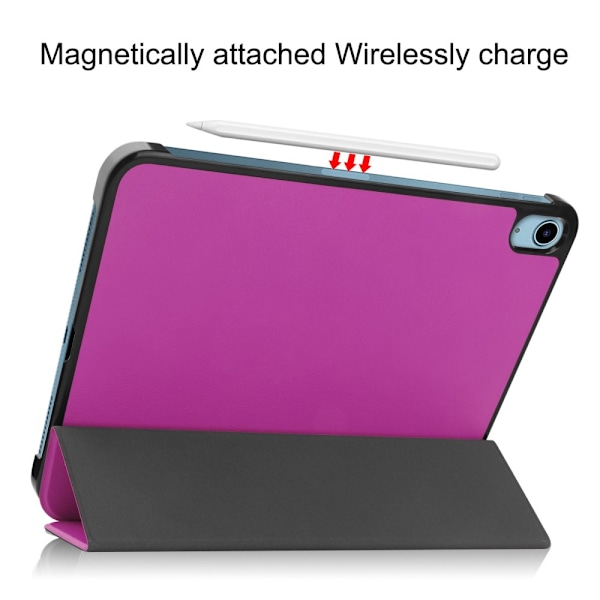 Apple iPad 11 11th Gen (2025) Fodral Tri-fold Lila