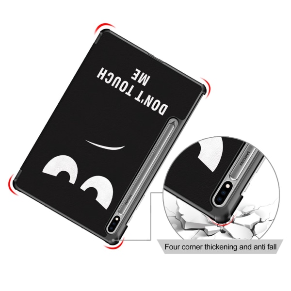 Samsung Galaxy Tab S7/S8 Etui Tri-fold Don't Touch Me