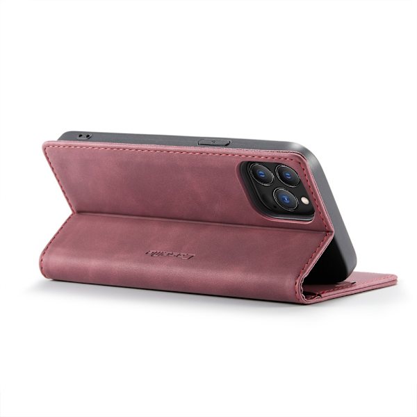 CaseMe Slim Lompakkokotelo iPhone 13 Pro Max Punainen