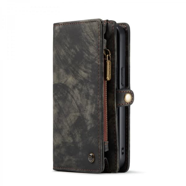 CaseMe Multi-Slot 2 i 1 Plånboksfodral iPhone 13 Mini Harmaa