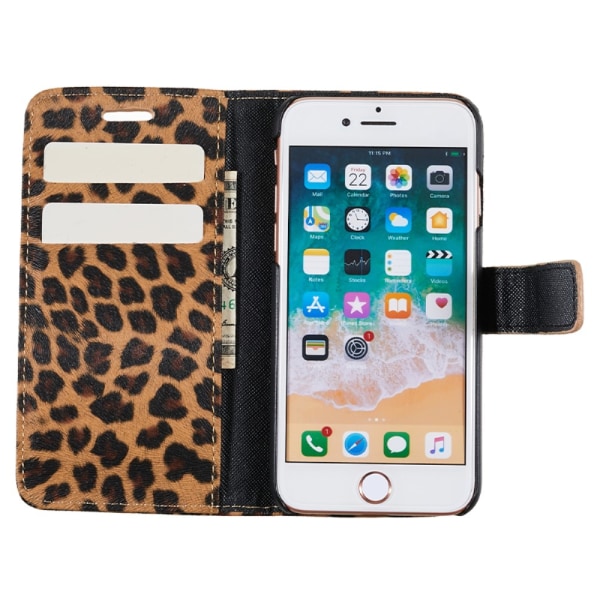 iPhone 7/8/SE Etui Leopard