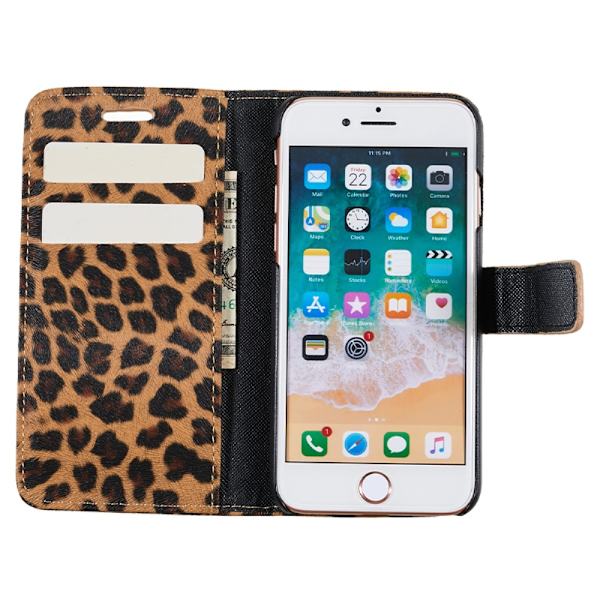 iPhone 7/8/SE Kotelo Leopardi