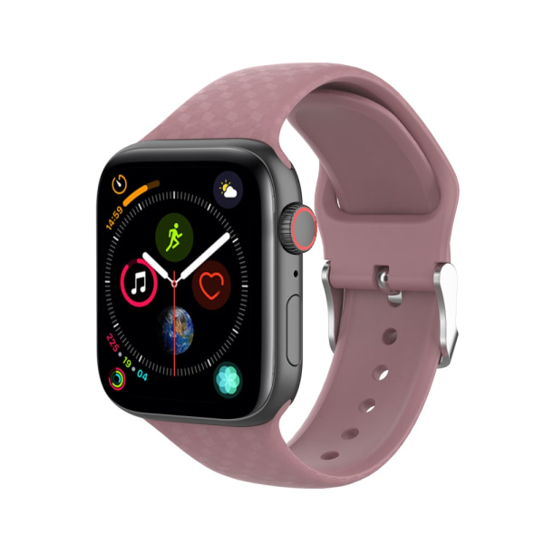 Silikonirannekoru Apple Watch 42/44/45 mm violetti