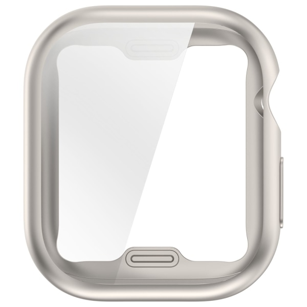 Fuldt dækkende TPU-skal til Apple Watch Series 10 46mm Champagne-guld