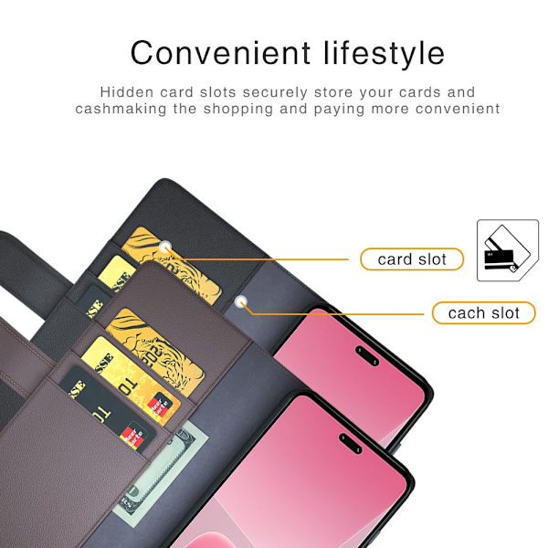 Aito nahkakotelo Xiaomi 13 Lite Musta