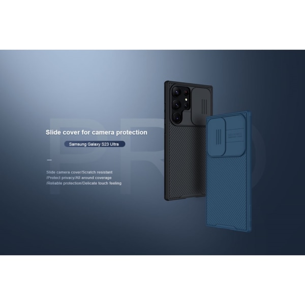 Nillkin CamShield -kotelo Samsung Galaxy S23 Ultra Black