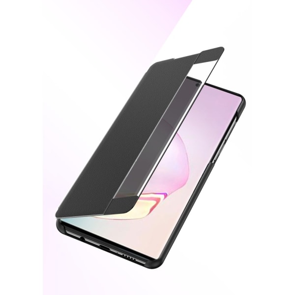 Flip Fodral Med Display Samsung Galaxy Note 20 Ultra Svart