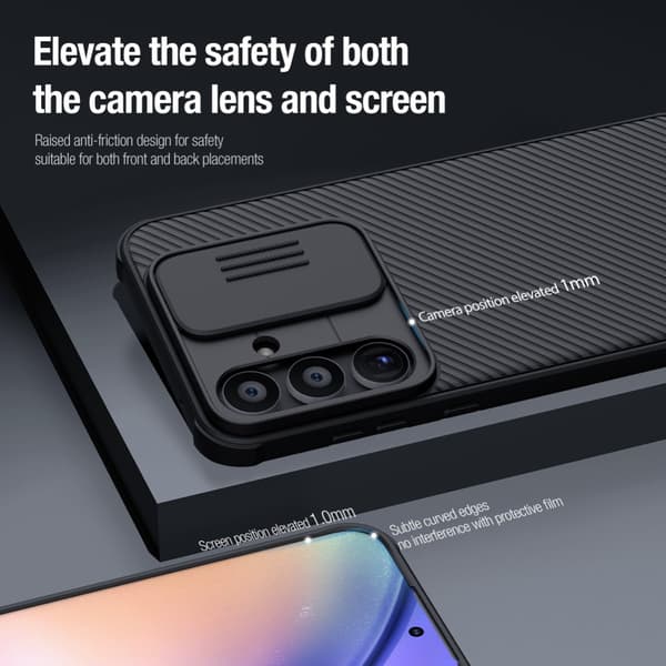Nillkin CamShield Skal Samsung Galaxy A55 Sort
