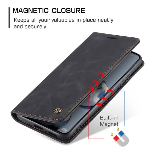 CaseMe Slim Pungetui Xiaomi 12T Sort