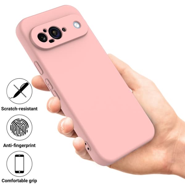 Silikonikuori Google Pixel 9 Pinkki