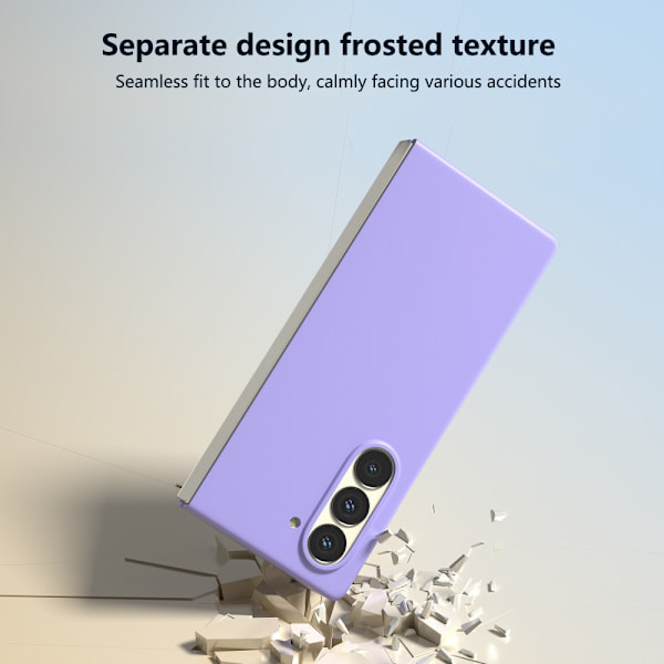 Hårdskal Gummerat Samsung Galaxy Z Fold 6 Lila