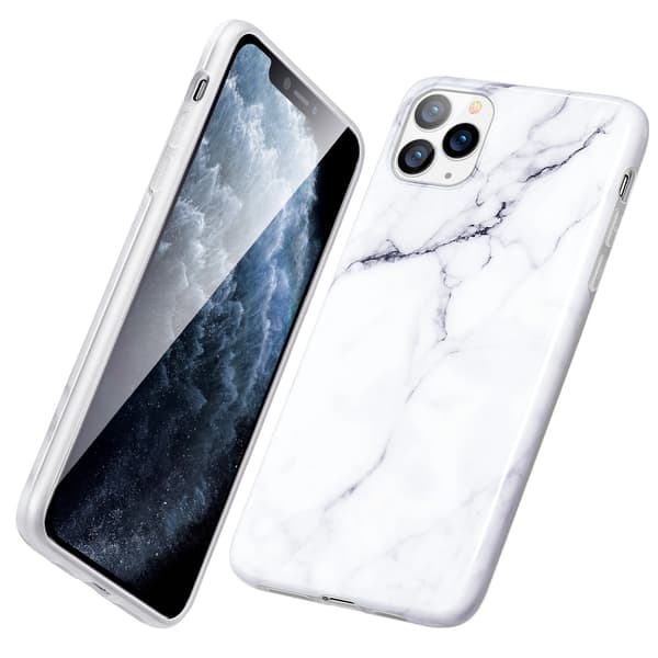 ESR Slim Soft Skal iPhone 11 Pro Max Marmor Hvid