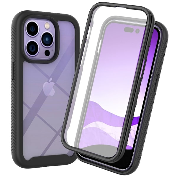 360 Full Cover Case iPhone 14 Pro Sort